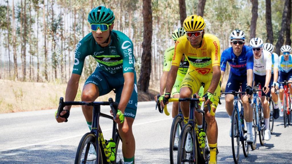 Mauricio Moreira e Rafael Reis na primeira etapa da Volta a Portugal