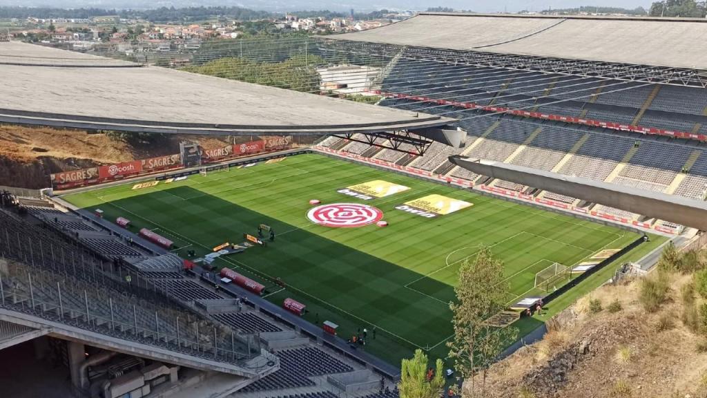 Estádio Municipal de Braga para o Sp. Braga-Sporting da 1.ª jornada