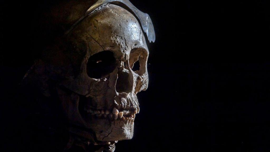 O crânio de uma mulher descoberto na civilização de El Argar (Getty)