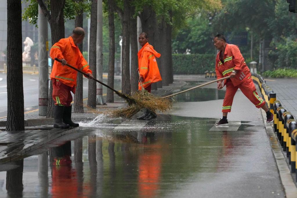 Chuva na China (Associated Press)