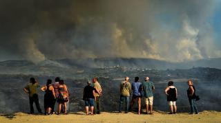 Imagens de drone na Serra da Estrela depois do grande incêndio