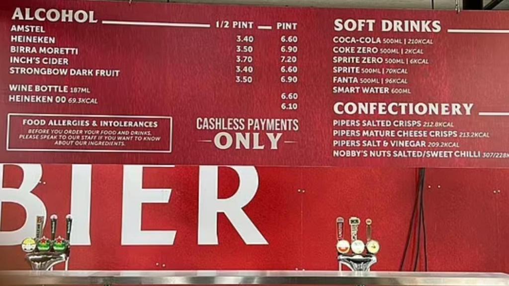 Adeptos do West Ham são os que pagam mais por um copo de cerveja