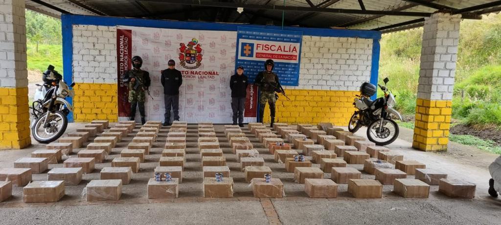 Cocaína em latas de atum (Exército da Colômbia)