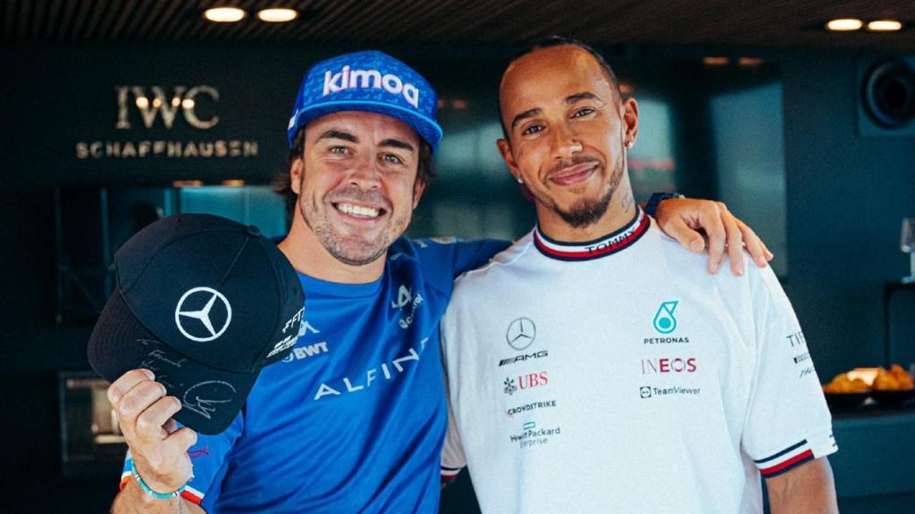 Fernando Alonso e Lewis Hamilton