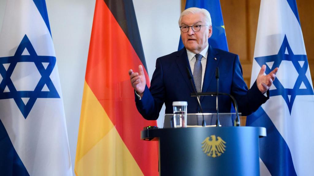 Presidente alemão, Frank-Walter Steinmeier (Bernd von Jutrczenka/dpa via AP)