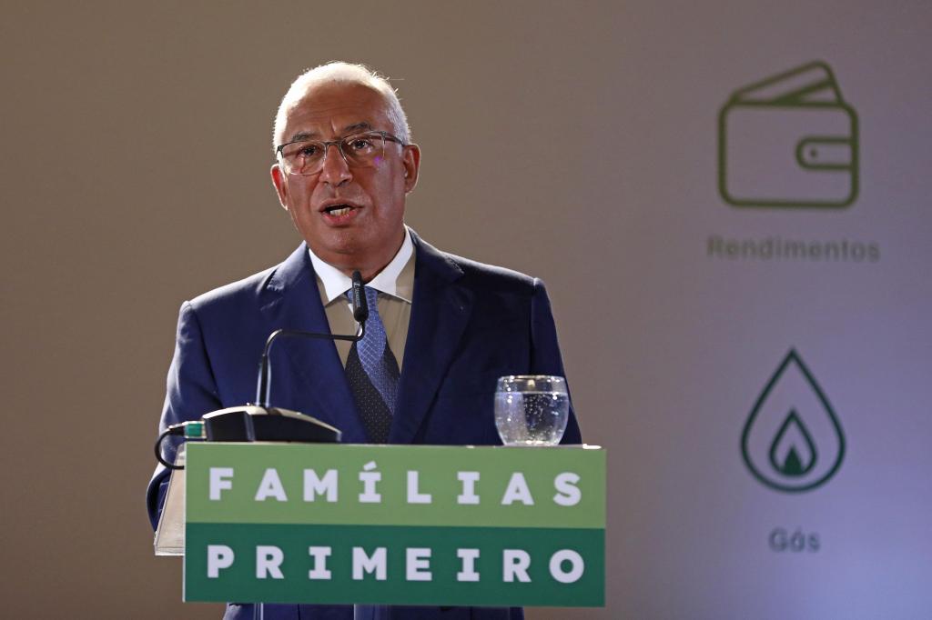 António Costa na apresentação das medidas do pacote anti-inflação (LUSA/ANTÓNIO PEDRO SANTOS)