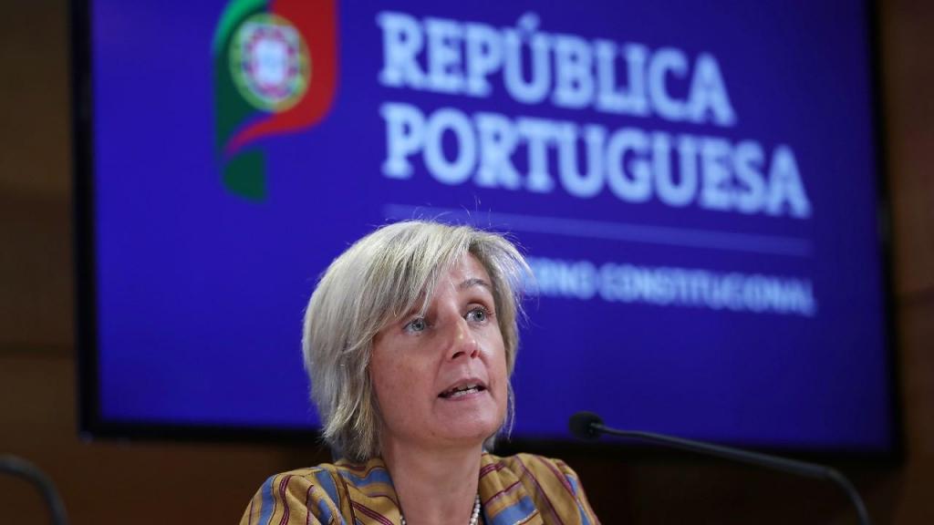 Ministra da Saúde, Marta Temido durante a conferência de imprensa (António Pedro Santos/ Lusa)