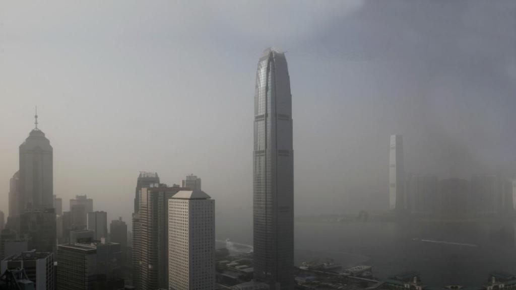 Poluição em Hong Kong (Foto: Vincent Yu/AP)