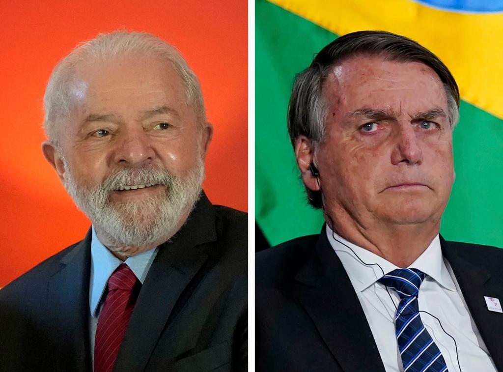 Lula da Silva e Jair Bolsonaro (AP Photos)