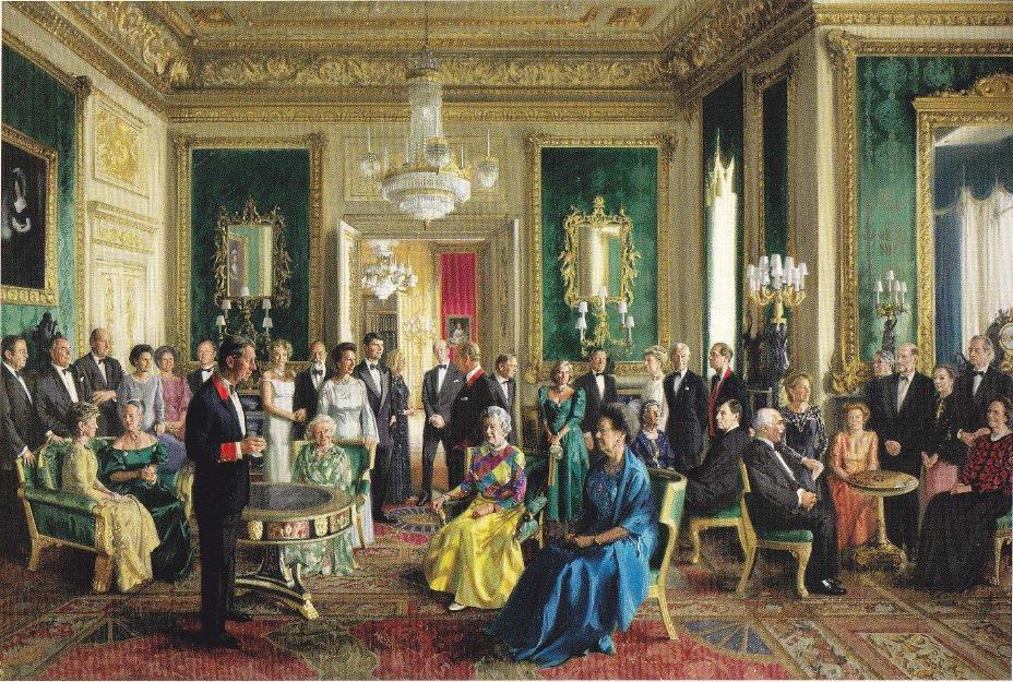 Retrato da família de Isabel II