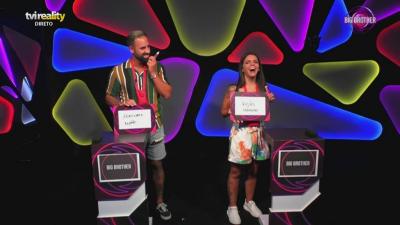 Daniel Oliveira e Tatiana Boa Nova testam os conhecimentos um sobre o outro - Big Brother