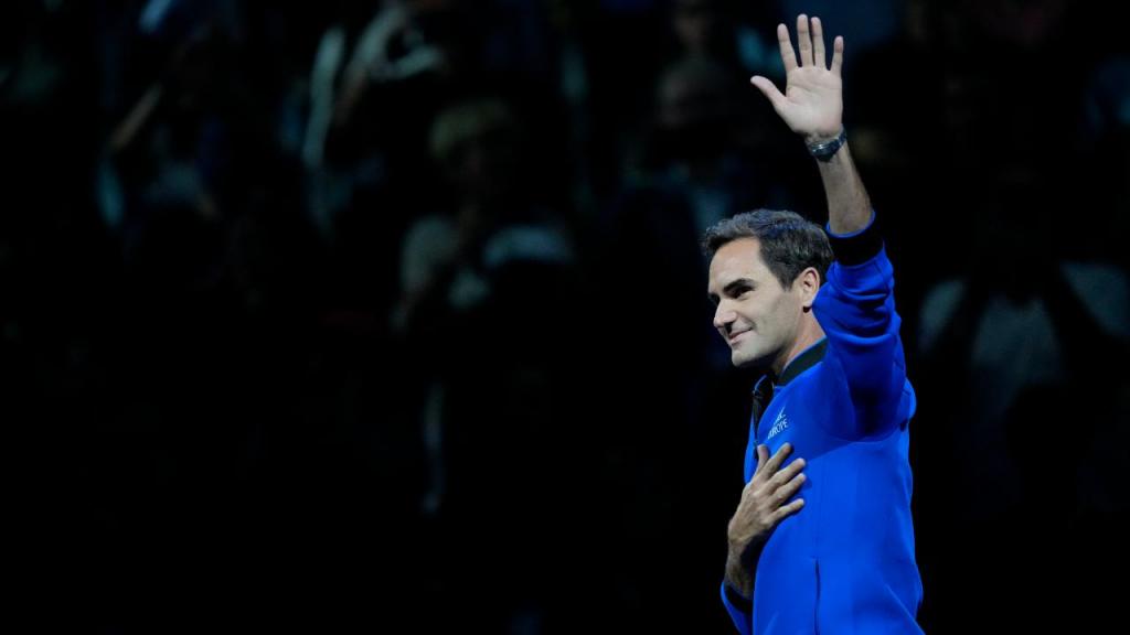 Roger Federer na Laver Cup (AP Photo/Kin Cheung)