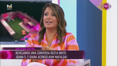 Inês Simões sobre Diogo Marques: «A Mafalda não se quer entregar já» - Big Brother
