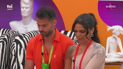 Diogo Marques e Tatiana Boa Nova a salvo da votação relâmpago - Big Brother