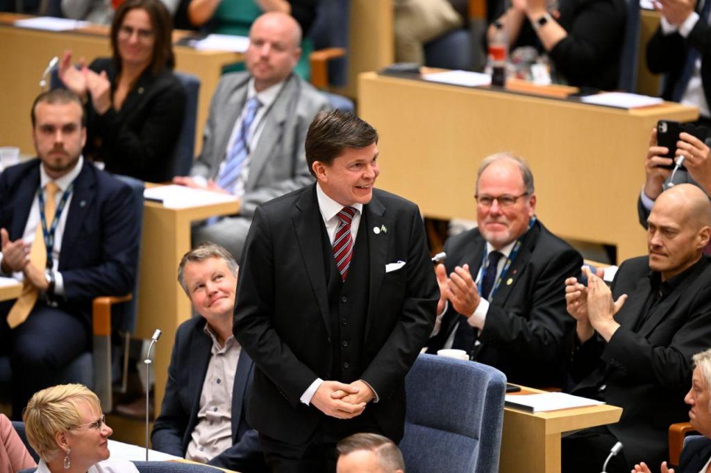 Andreas Norlén, presidente do Parlamento da Suécia (AP Photo)