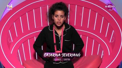 Catarina Severiano sobre Frederica: «Não me faz sentido aliar-me a alguém para nomear» - Big Brother