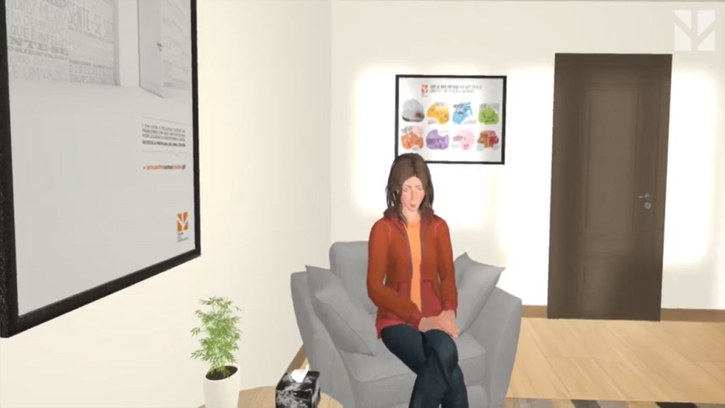 Aplicação de realidade virtual da Ordem dos Psicólogos e do HEI-Lab