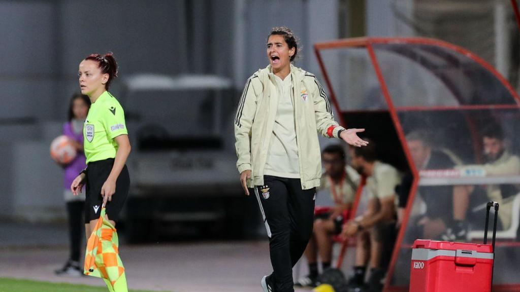 Futebol feminino: Benfica-Rangers (LUSA)