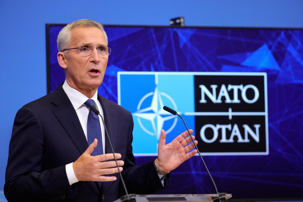 Jens Stoltenberg, secretário geral da NATO, reage à anexação dos territórios ucranianos à Rússia (AP Photo)