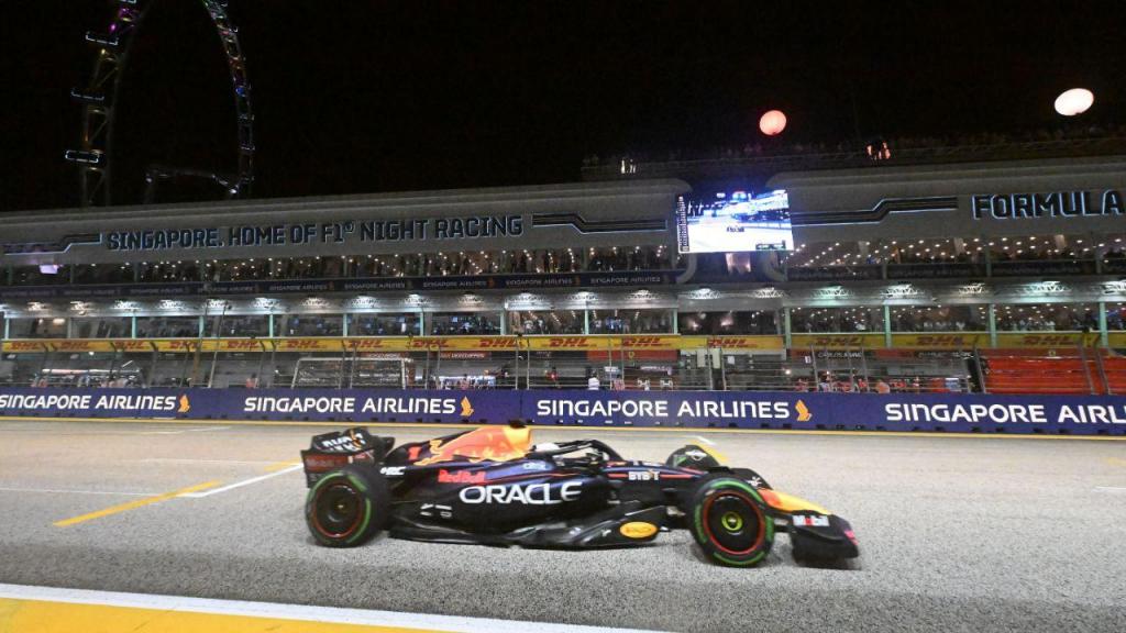 Max Verstappen (Red Bull) na qualificação para o GP de Singapura em Fórmula 1