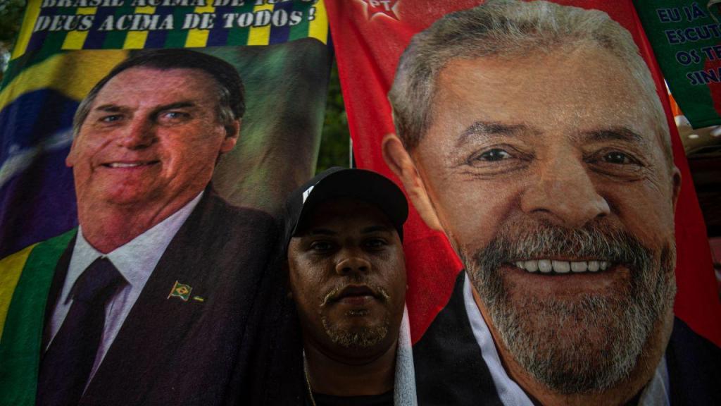Lula da Silva com Jair Bolsonaro