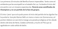 Revista imprensa Benfica-PSG