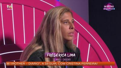 Frederica Lima condena Rúben da Cruz: «Para mim tem um alvo na testa» - Big Brother