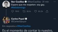 Iker Casillas publicou twitter controverso e depois apagou-o