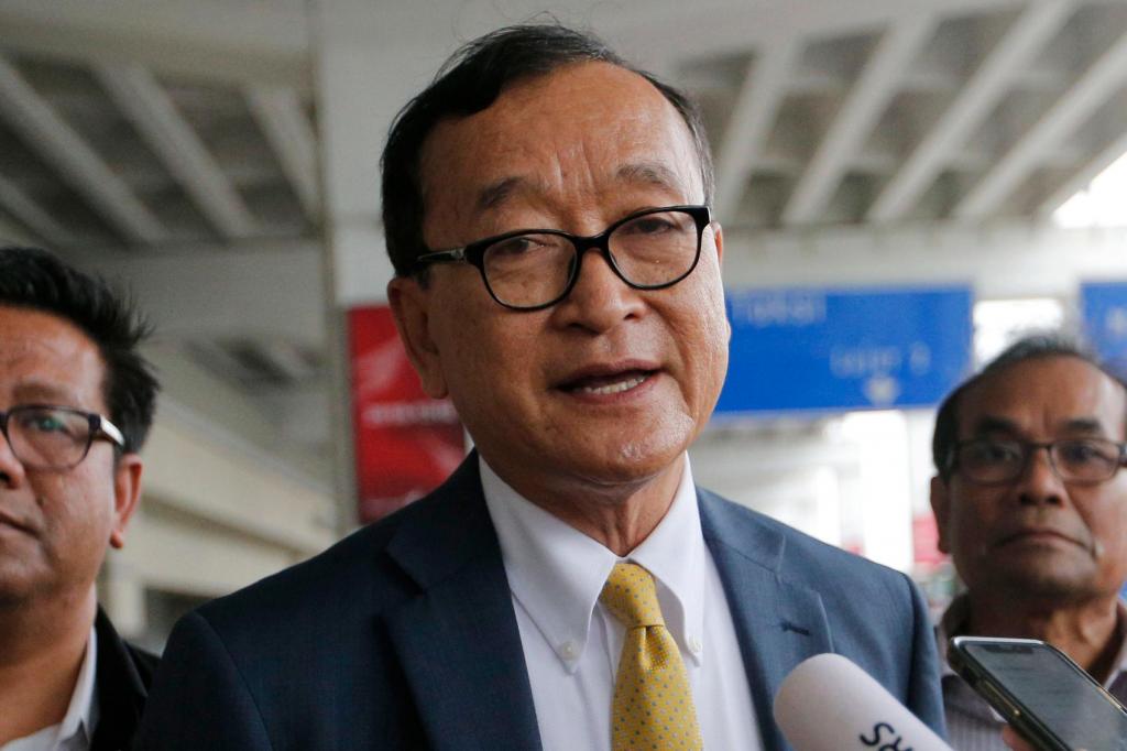 Sam Rainsy (Associated Press)