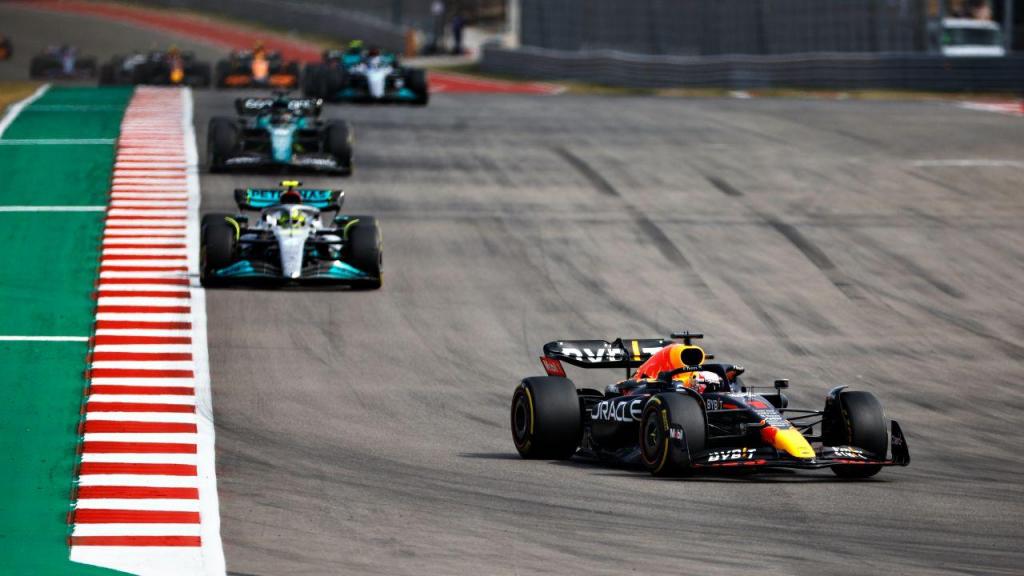 Max Verstappen no Grande Prémio dos Estados Unidos em Fórmula 1
