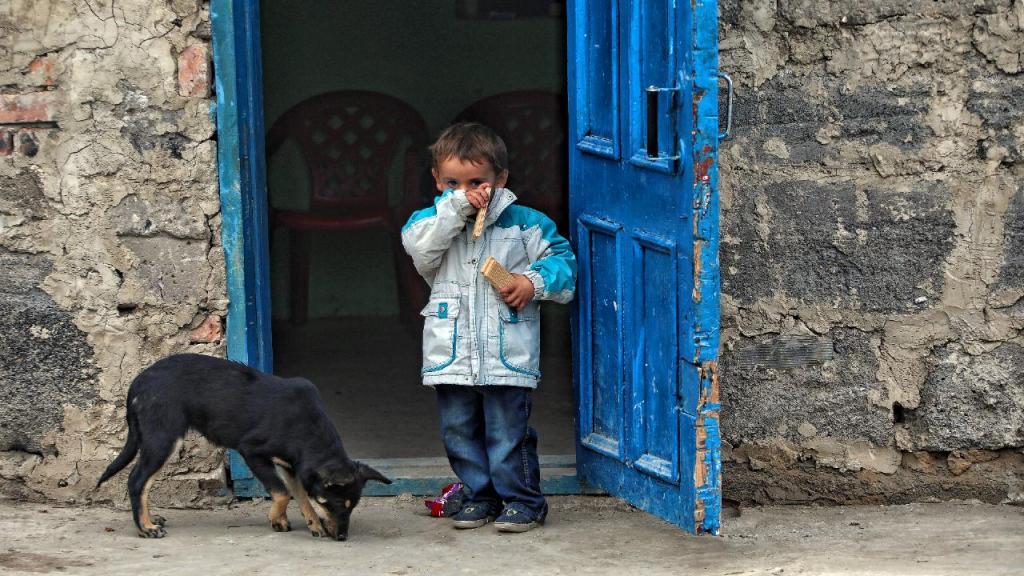 Criança cigana (Nina Lyashonok/ Ukrinform/Future via Getty Images)