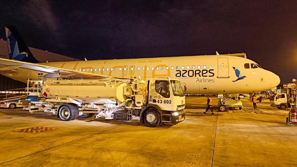 Azores Airlines realizar primeiro voo com combustível sustentável