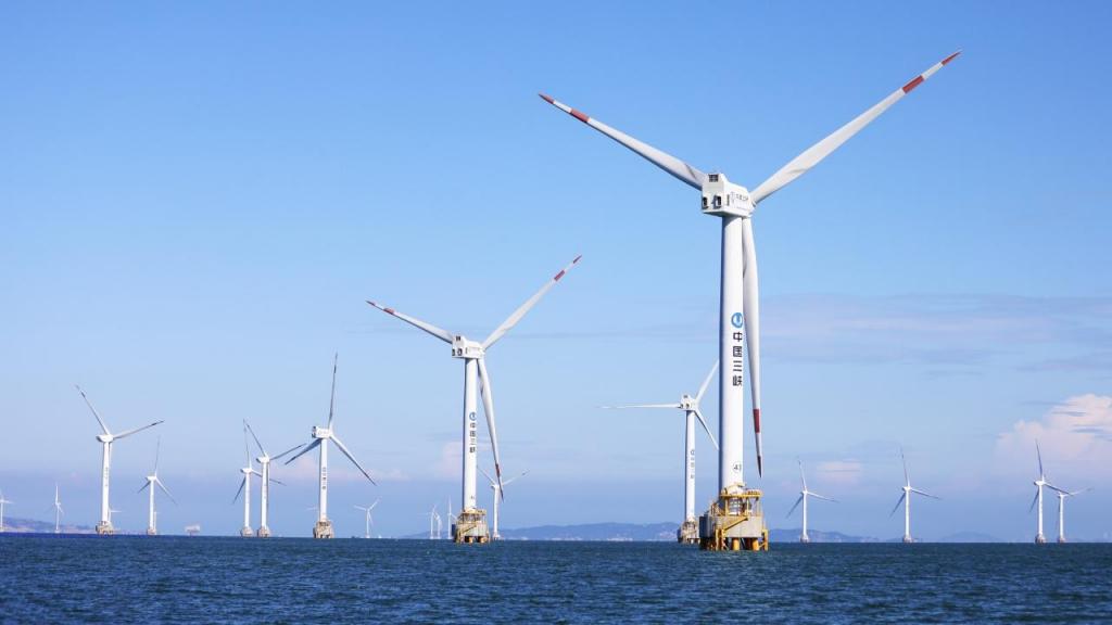 Parque de energia eólica offshore (Foto: CFOTO/Future Publishing via Getty Images)