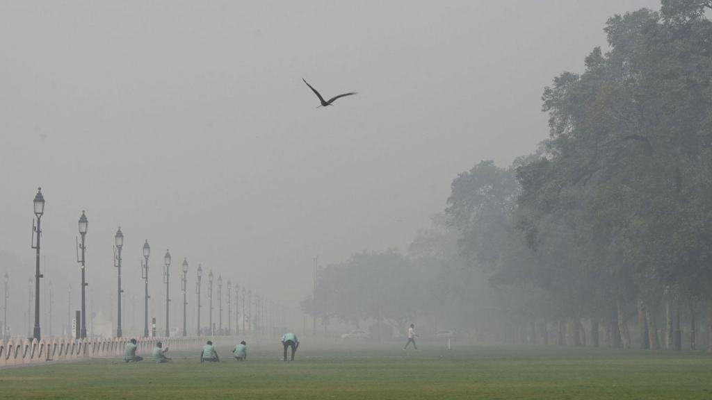 Poluição em Nova Deli (Foto: AP)