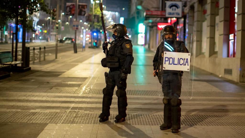 Polícia de Madrid (AP Photo/Manu Fernandez)