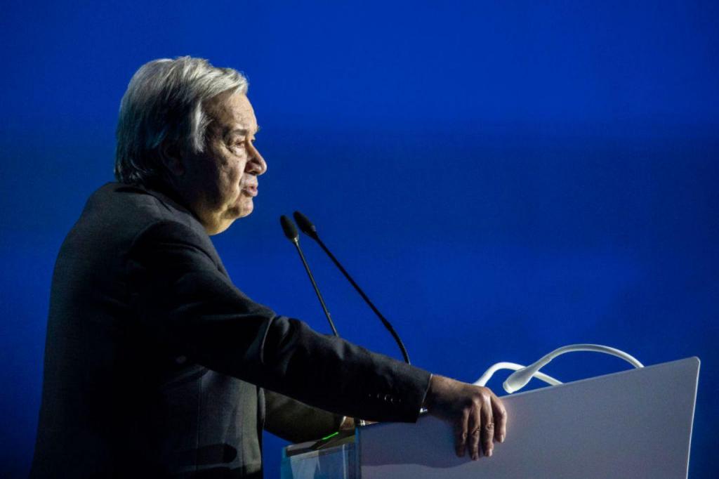 António Guterres na COP27 (GettyImages)
