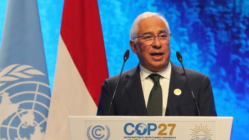 António Costa na COP27 (Foto: Khaled Elfiqi/EPA)