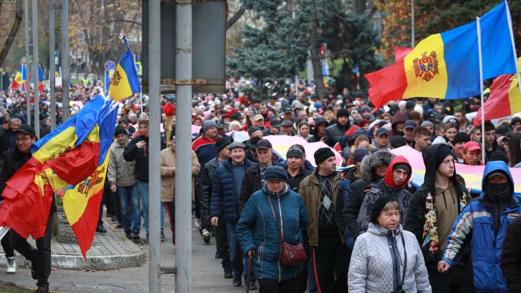 Protestos na Moldova (AP)