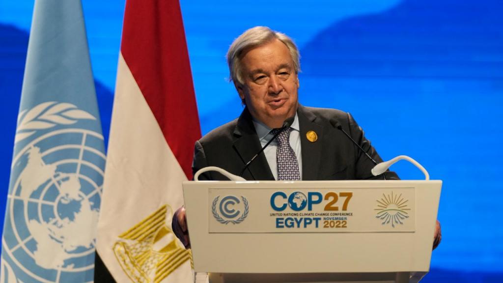 António Guterres na COP27