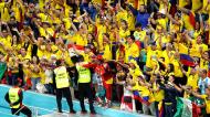 Mundial 2022: adeptos do Equador no jogo contra o Qatar