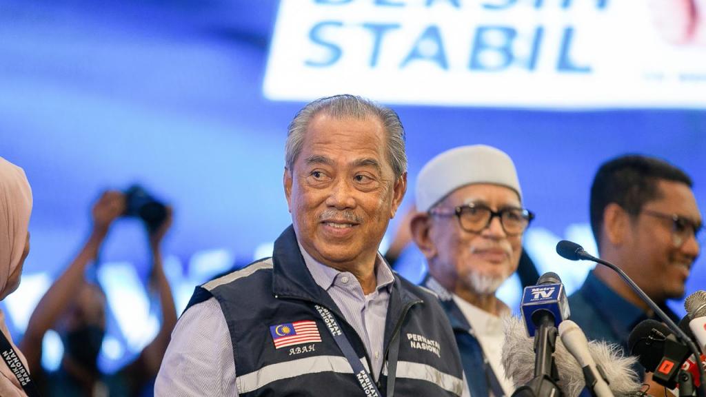 Muhyiddin Yassin, líder da coligação nacionalista apoiada pelo Partido Islâmico da Malásia