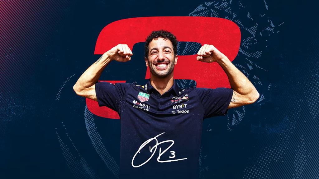 Daniel Ricciardo regressa à Red Bull para ser terceiro piloto