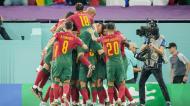 Portugal festeja um dos golos da vitória ante o Gana