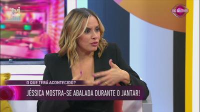 Helena Isabel sobre Jéssica: «Ela não está a conseguir controlar aquilo que sente pelo Miguel» - Big Brother