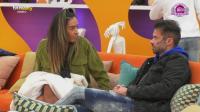 Patrícia comenta com Rúben: «Se fosse o Miguel ali e alguém a levantar-se, ia ficar chunga» - Big Brother