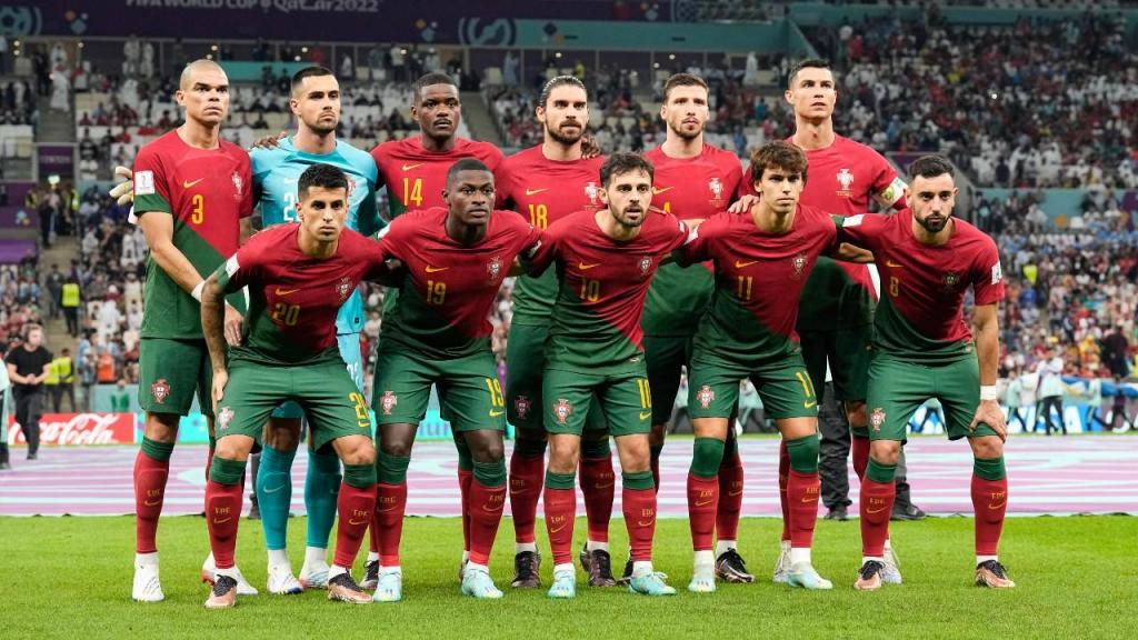 Onze de Portugal no jogo contra o Uruguai