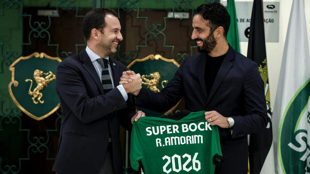 Ruben Amorim renova com o Sporting até 2026