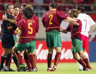 Portugal-Coreia do Sul no Mundial 2002 (Foto Getty)