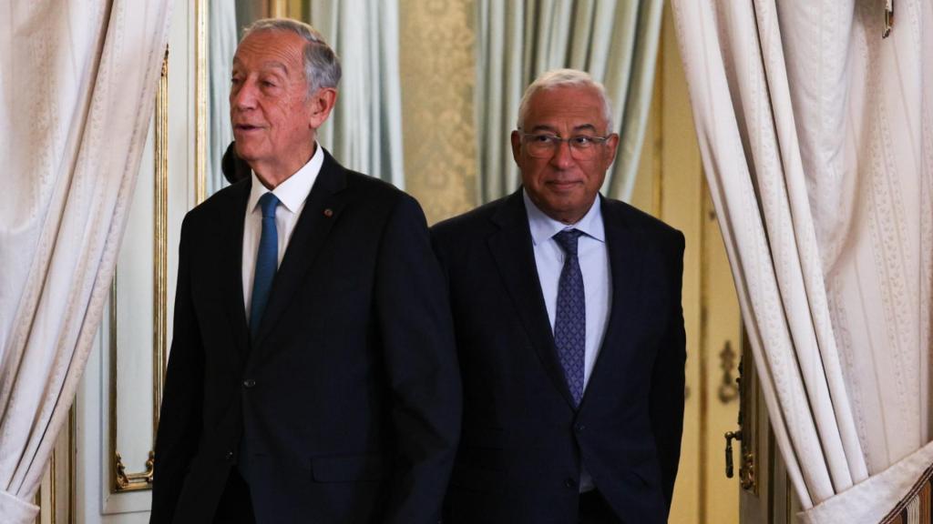 Marcelo Rebelo de Sousa e António Costa na tomada de posse dos novos secretários de Estado (Tiago Petinga/ Lusa)
