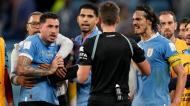 Confusão no final do Uruguai-Gana